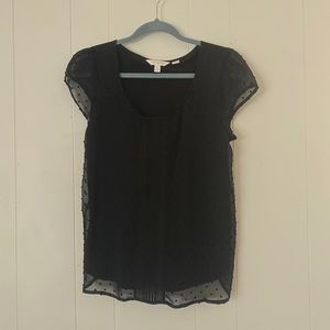 Lauren Conrad Swiss dot blouse